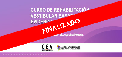 Curso de Rehabilitación Vestibular basada en la evidencia. Nivel I (EAFV) DR 2